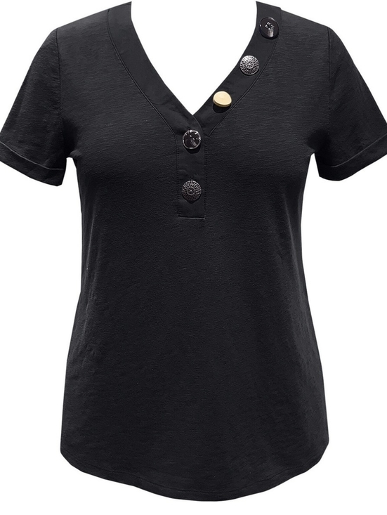 JM Collection Tops - NWOT Stylish Black Stretchy Shirt